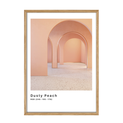 RGB Dusty Peach Plakat