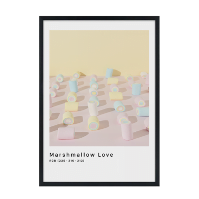 RGB Marshmallow Love Plakat