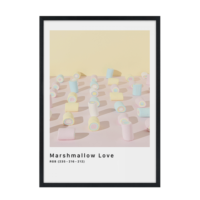 RGB Marshmallow Love Plakat