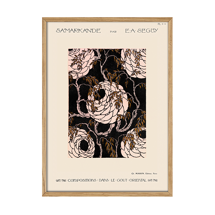 Flower pattern print Plakat Émile-Alain Séguy | Plakatwerket