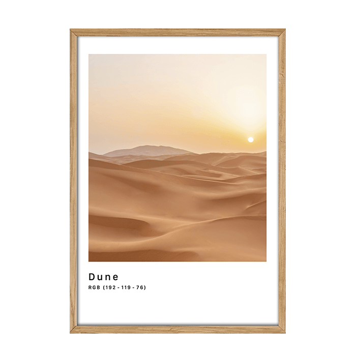RGB Dune Plakat