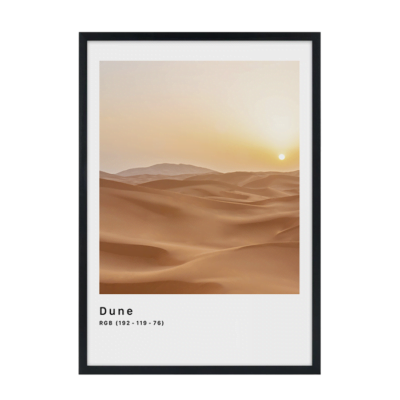 RGB Dune Plakat