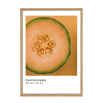 RGB Cantaloupe Plakat