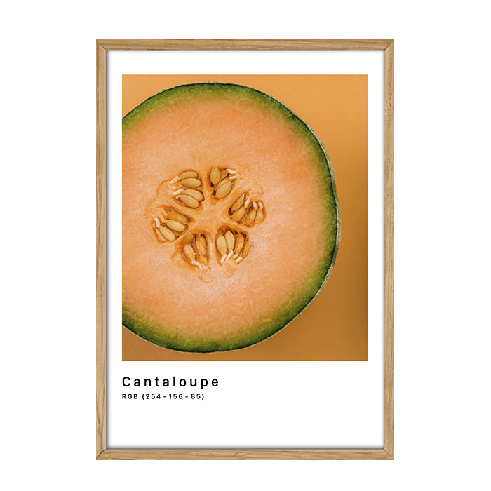RGB Cantaloupe Plakat