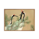 Cranes From Momoyogusa Plakat