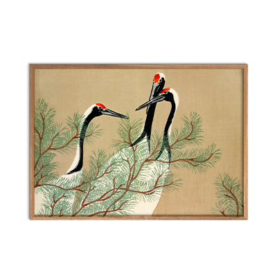 Cranes From Momoyogusa Plakat