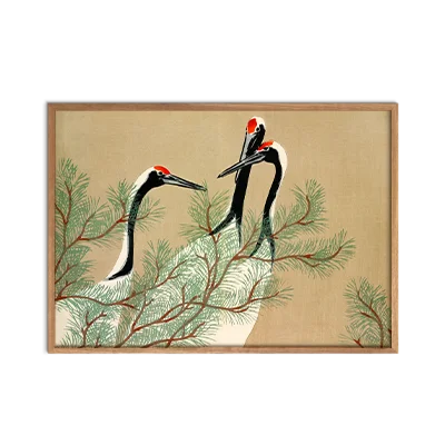 Cranes From Momoyogusa Plakat