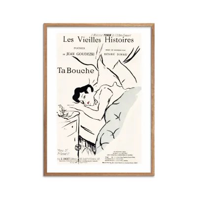 Les Vieilles histoires Ta Bouche Plakat