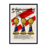 3 x VM plakat Håndbold af Frans Barstad