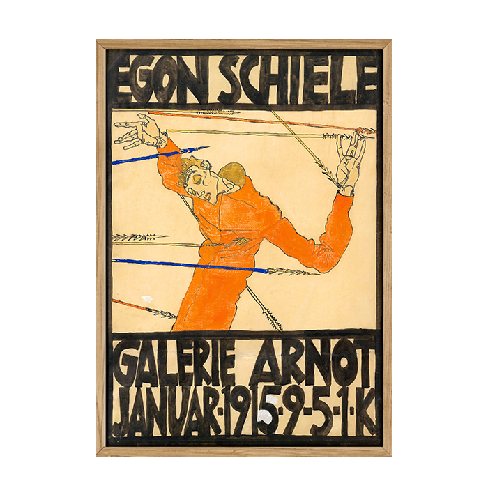 mave Mangler ser godt ud Plakat Der Schiele Ausstellung In Der Galerie kunstplakat 