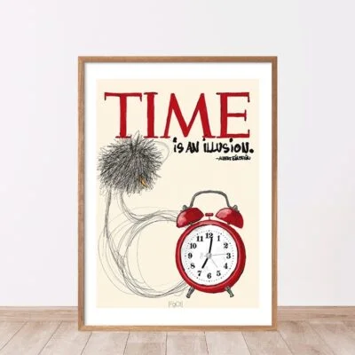 Time is a illusion Plakat