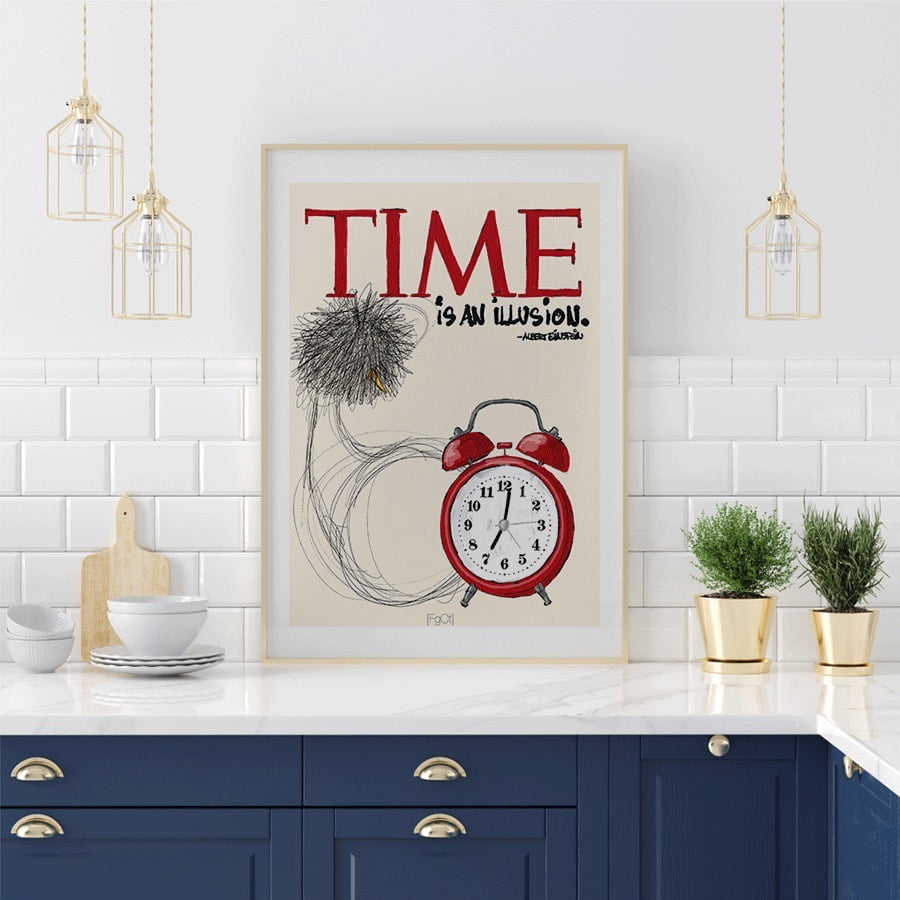 Time is a illusion Plakat