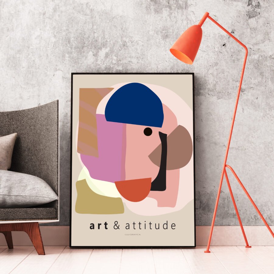Art and attitude Plakat