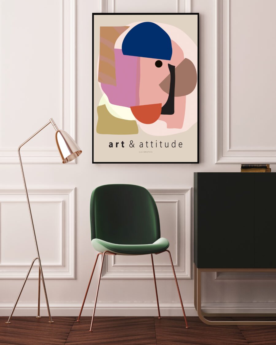Art and attitude Plakat