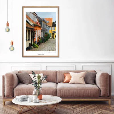 With Love Aalborg Color Plakat