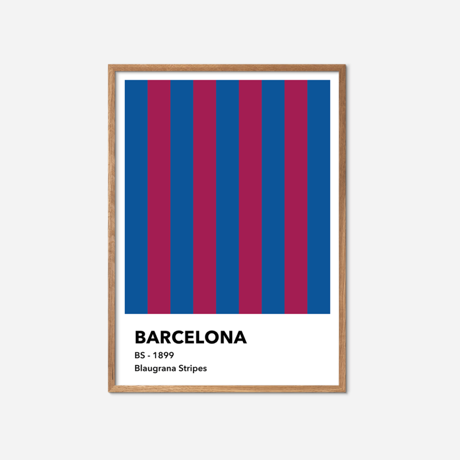 Colors - Barcelona Fodbold Plakat