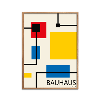 Bauhaus No 2 Plakat | Bauhaus Plakat Plakatwerket
