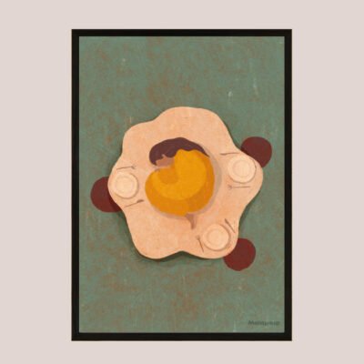 Blommen i et æg Plakat