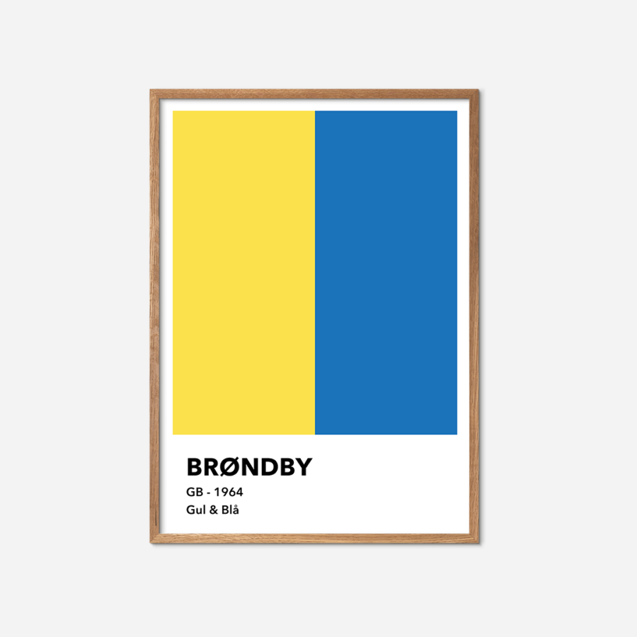 Colors - Brøndby Fodbold Plakat