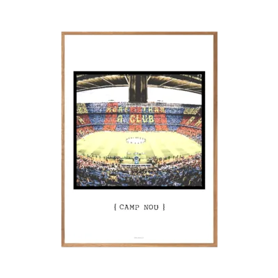 Camp Nou Farve Plakat