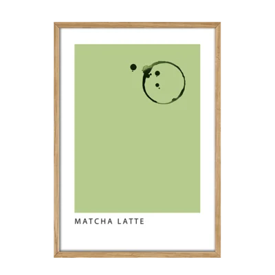 Matcha Latte Plakat