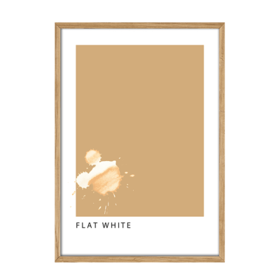 Flat White Plakat