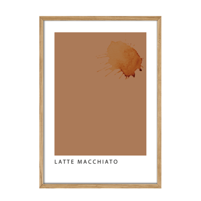 Latte Macchiato Plakat