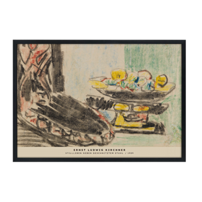 Stilleben Neben Geschnitztem Sthul Plakat - Image 6
