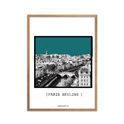 Paris Skyline Petrolium