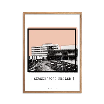 I Aftensmad Ru Skanderborg Fælled Plakat | Byplakater fra Skanderborg | Plakatwerket