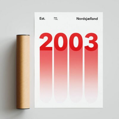 Established 2003 Plakat - Image 3