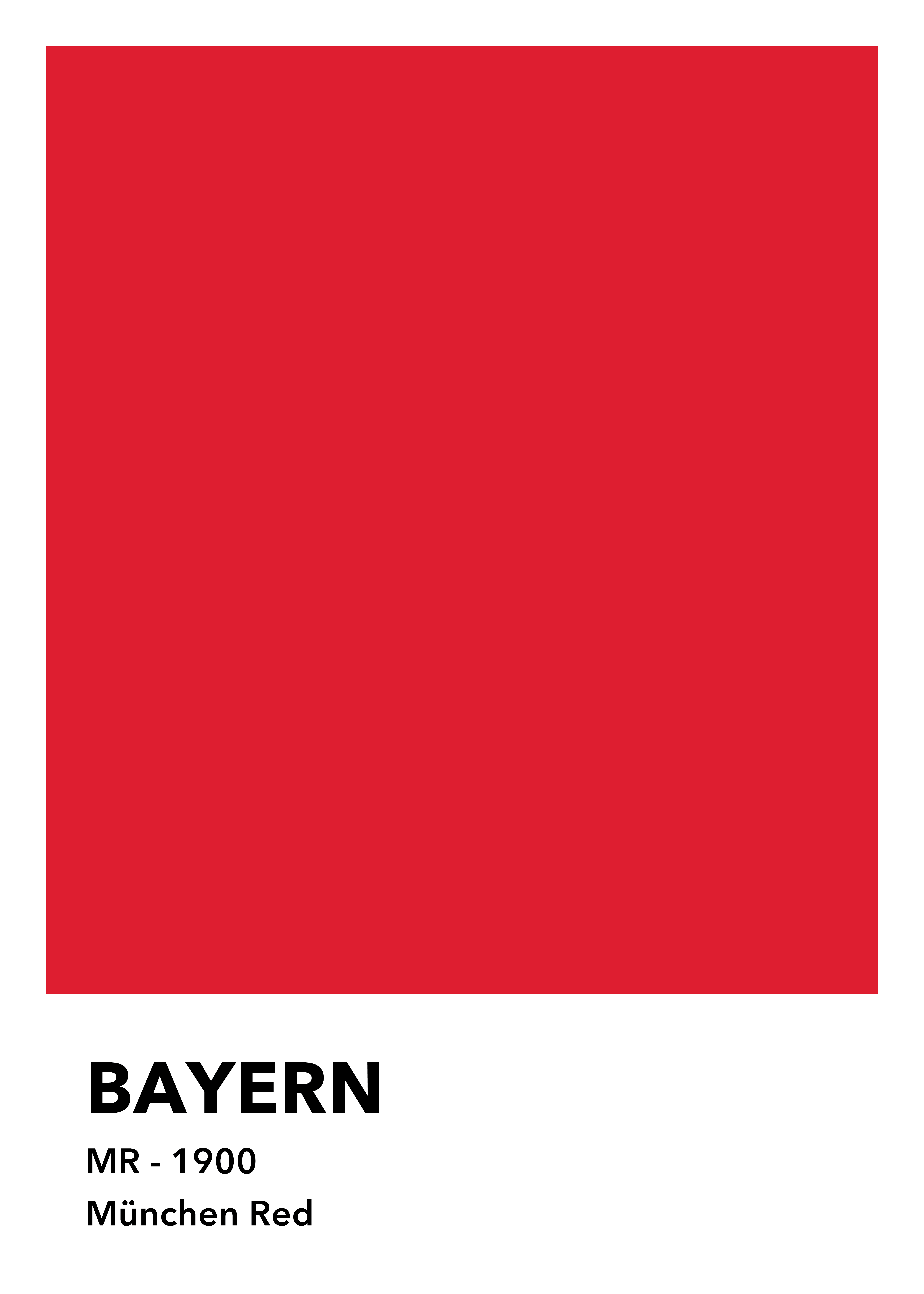 Colors - Bayern Fodbold Plakat