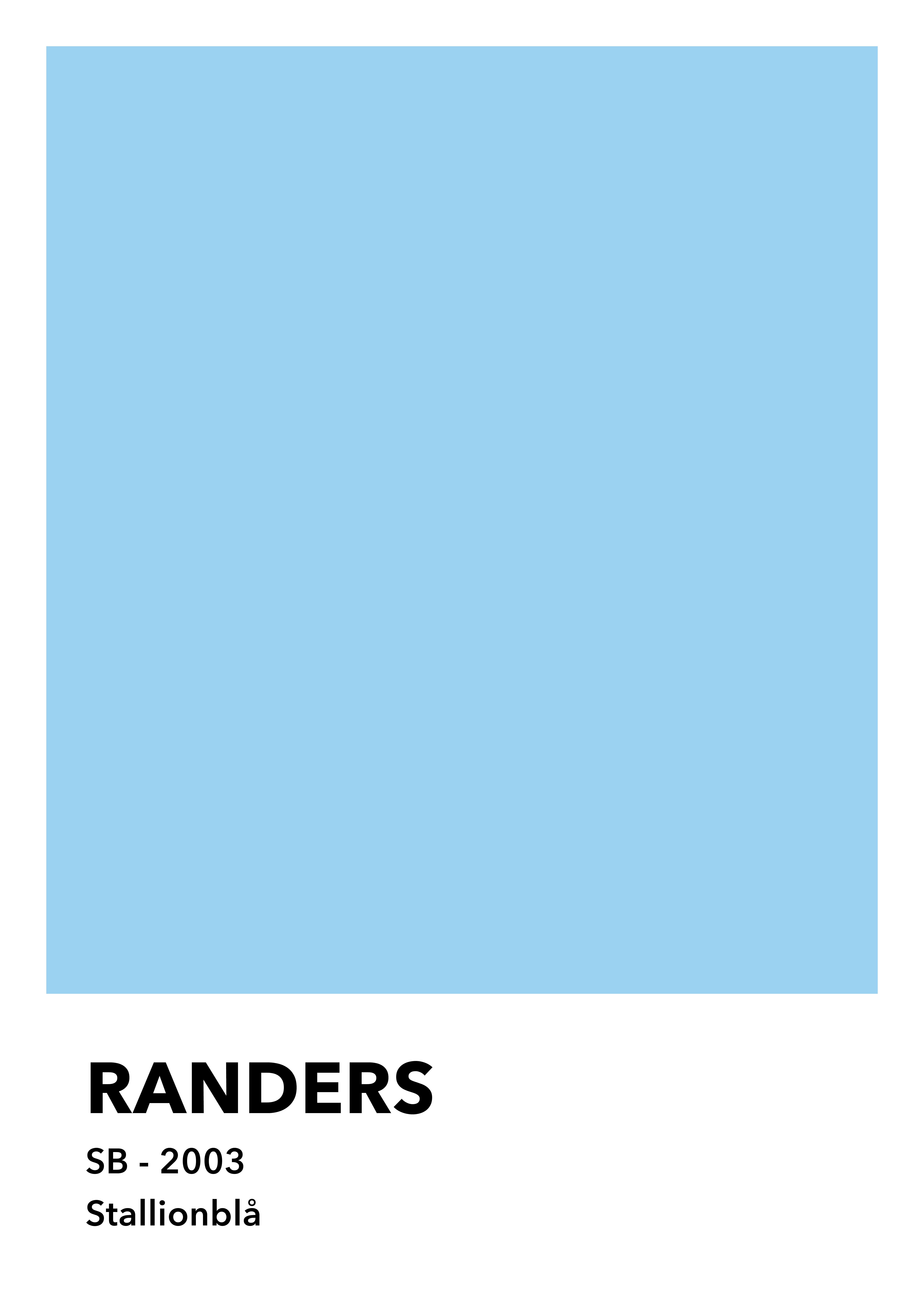 Colors - Randers Fodbold Plakat