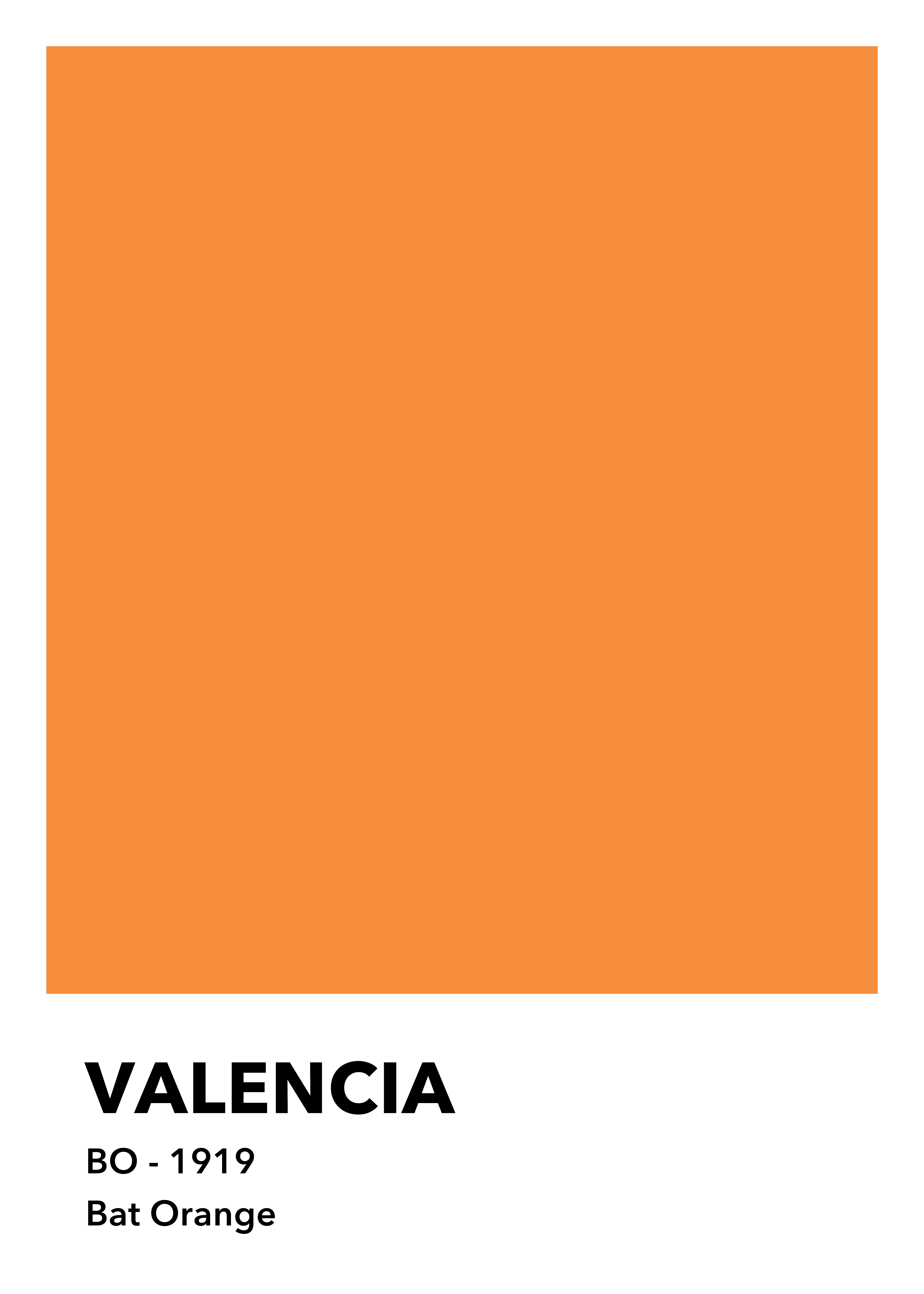 Colors - Valencia Fodbold Plakat