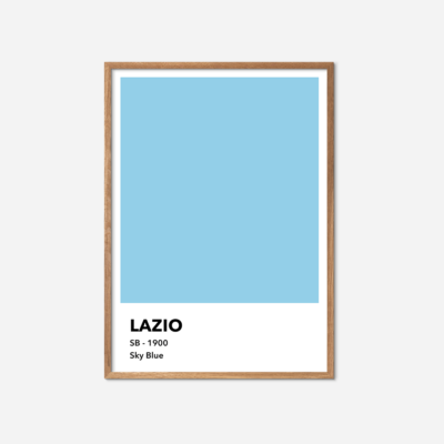 Colors - Lazio Fodbold Plakat