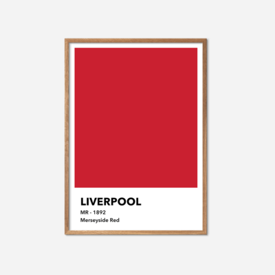 Colors - Liverpool Fodbold Plakat