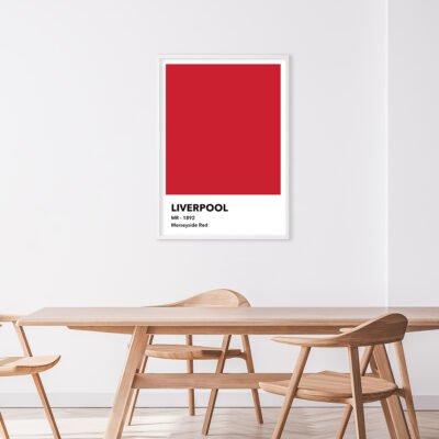 Colors - Liverpool Fodbold Plakat