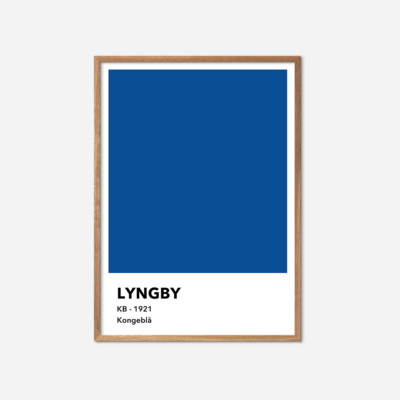 Colors - Lyngby Fodbold Plakat