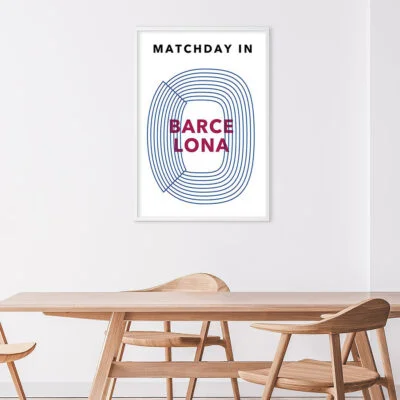 Matchday In Barcelona Plakat - Image 5