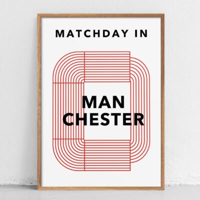Matchday in Manchester United Plakat - Billede 4