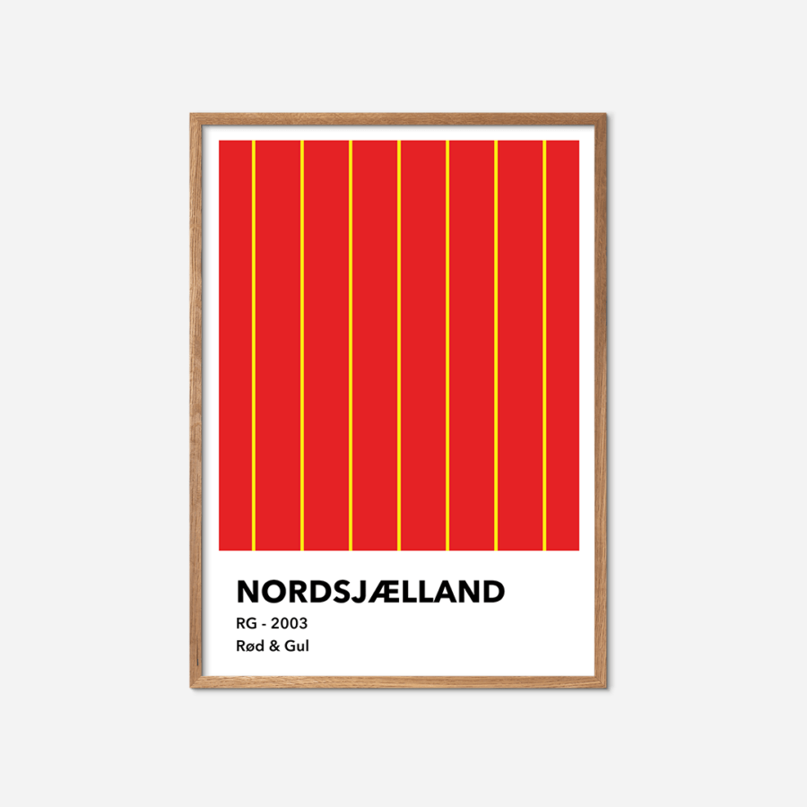 Colors - Nordsjælland Fodbold Plakat