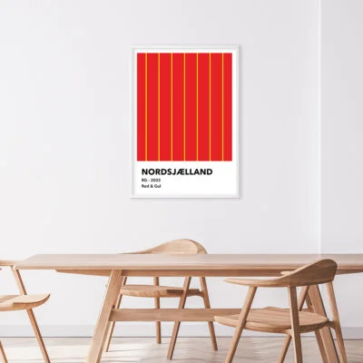 Colors - Nordsjælland Fodbold Plakat