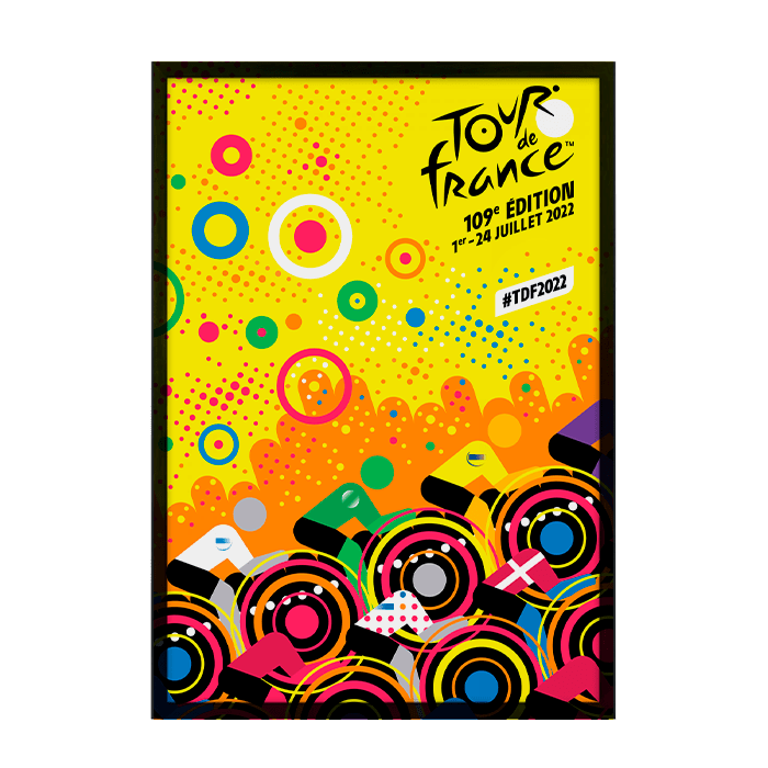 Officelle Tour de France Plakat 2022