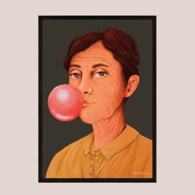 Tyggegummi Grøn/ Gul Plakat - Billede 4