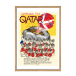 VM 2022 Qatar Plakat for fodboldfans