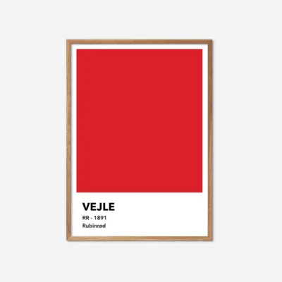 Colors - Vejle Fodbold Plakat