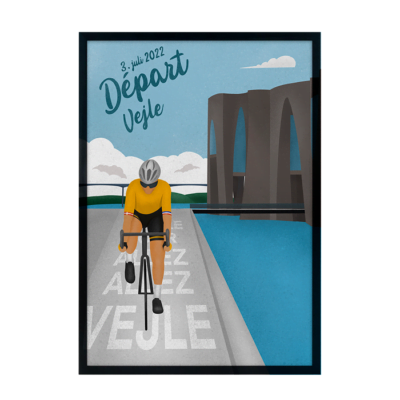 3. etape Sønderborg - Vejle – Tour de France Plakat