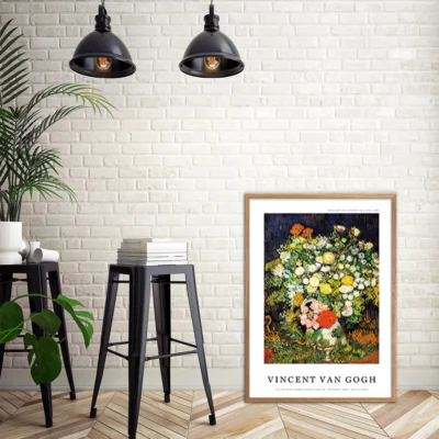 Bouquet of Flowers in a Vase Plakat