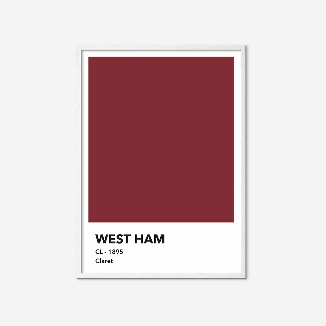 WestHam-farve-plakat-white-frame