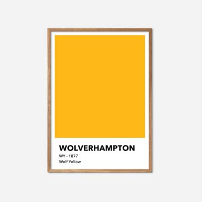 Colors - Wolverhampton Fodbold Plakat
